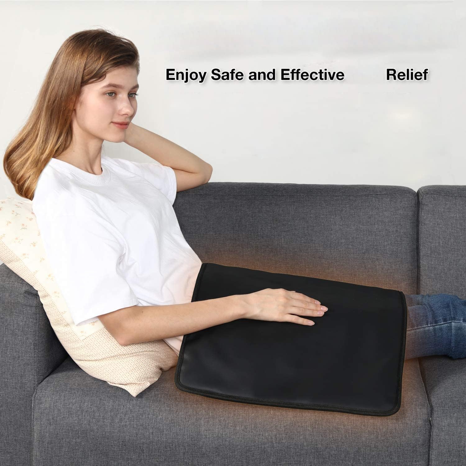 XUYU weighted stone surface provides a soothing, tactile warmth.