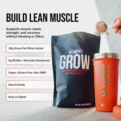 XWERKS Grow shaker mix demonstrates lump-free texture for fast recovery.