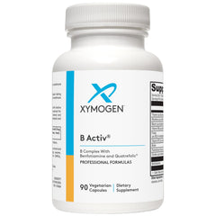 XYMOGEN B-Activ bottle front showing the product and branding for daily energy support.