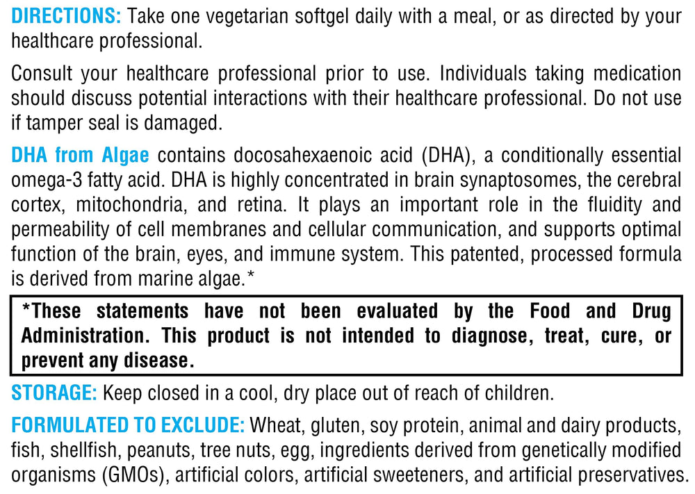 XYMOGEN DHA from Algae health benefits visual suggesting immune support.