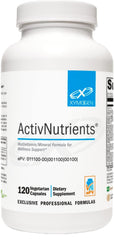 XYMOGEN ActivNutrients bottle shows iron and copper for daily wellness support