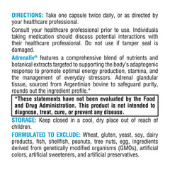 XYMOGEN Adrenaliv vitamin B6 supports energy metabolism.