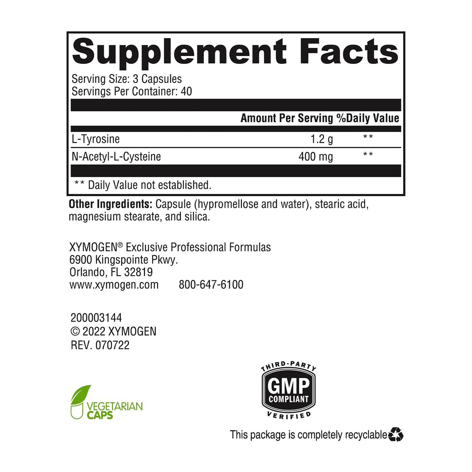 XYMOGEN AdrenaMax glass of water with capsules for simple daily supplementation.