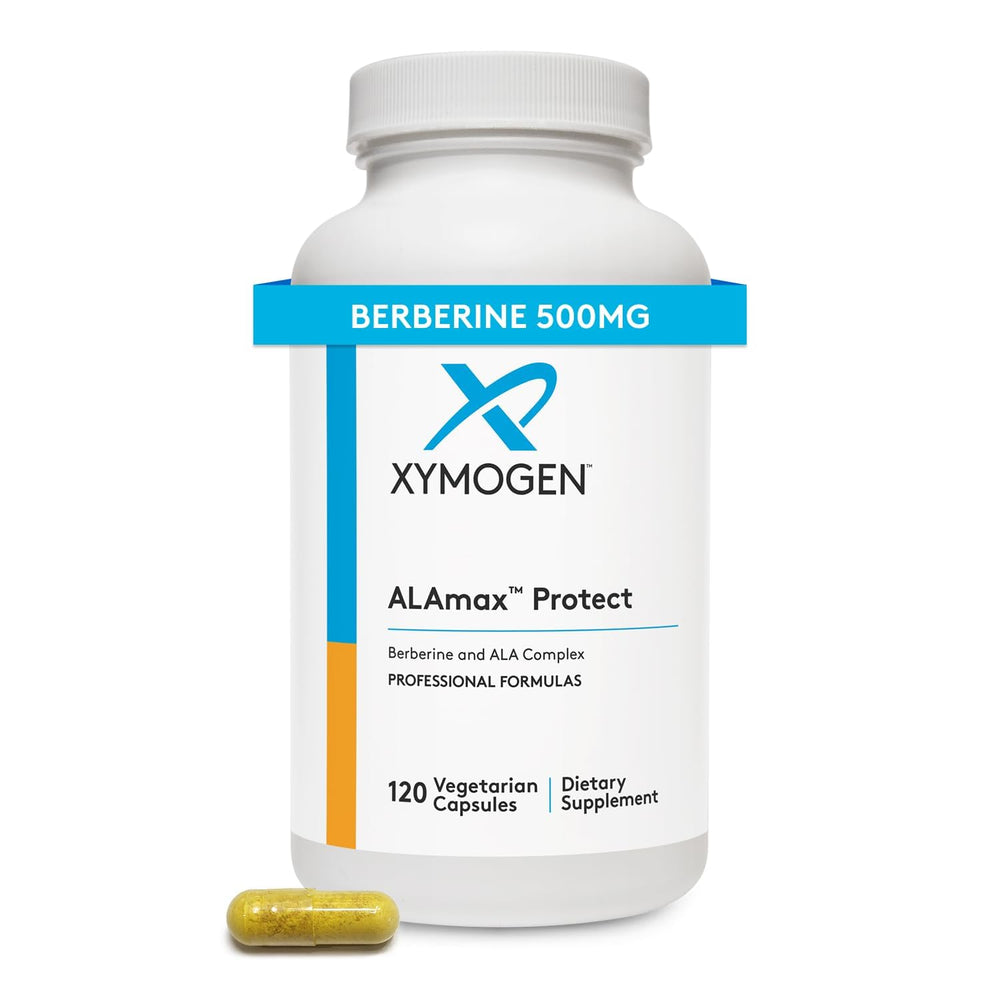 XYMOGEN ALAmax Protect bottle front for daily wellness support
