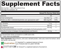 XYMOGEN AngiNOX Elite Fruit Punch dissolving in water for easy daily circulation support