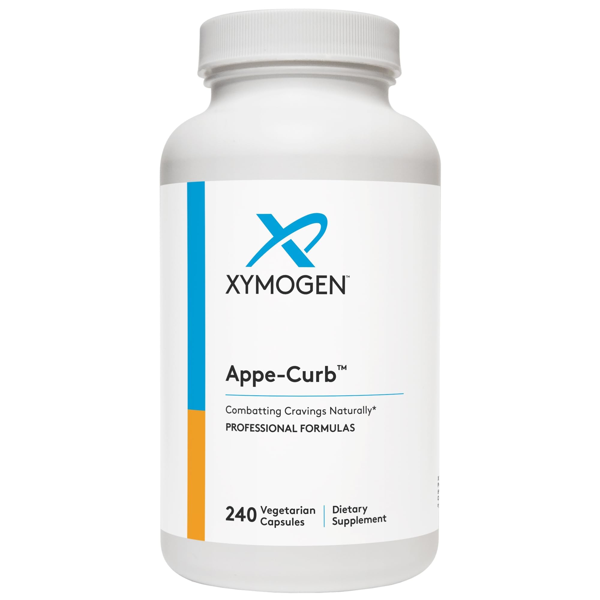 Xymogen Appe-Curb bottle front showing craving support supplement for daily wellness