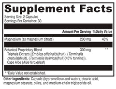 ColonX label indicates 60 capsules and GMO free formulation.