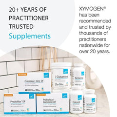 XYMOGEN ubiquinol softgel capsules highlighting potential cardiovascular and antioxidant benefits