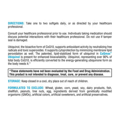 XYMOGEN CoQmax ubiquinol softgel on shelf suggests convenient daily use