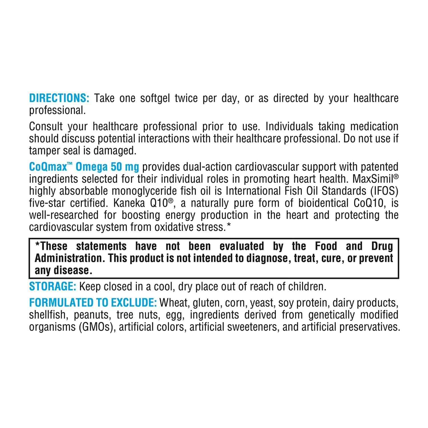 IFOS five-star certification badge indicating high-quality omega-3 source