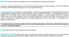 XYMOGEN ActivNutrients without Iron multivitamin label for clean daily use