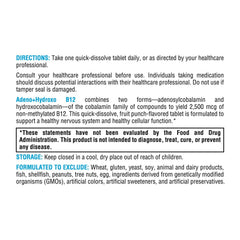 Xymogen B12 formula is gluten-free and GMO-free.