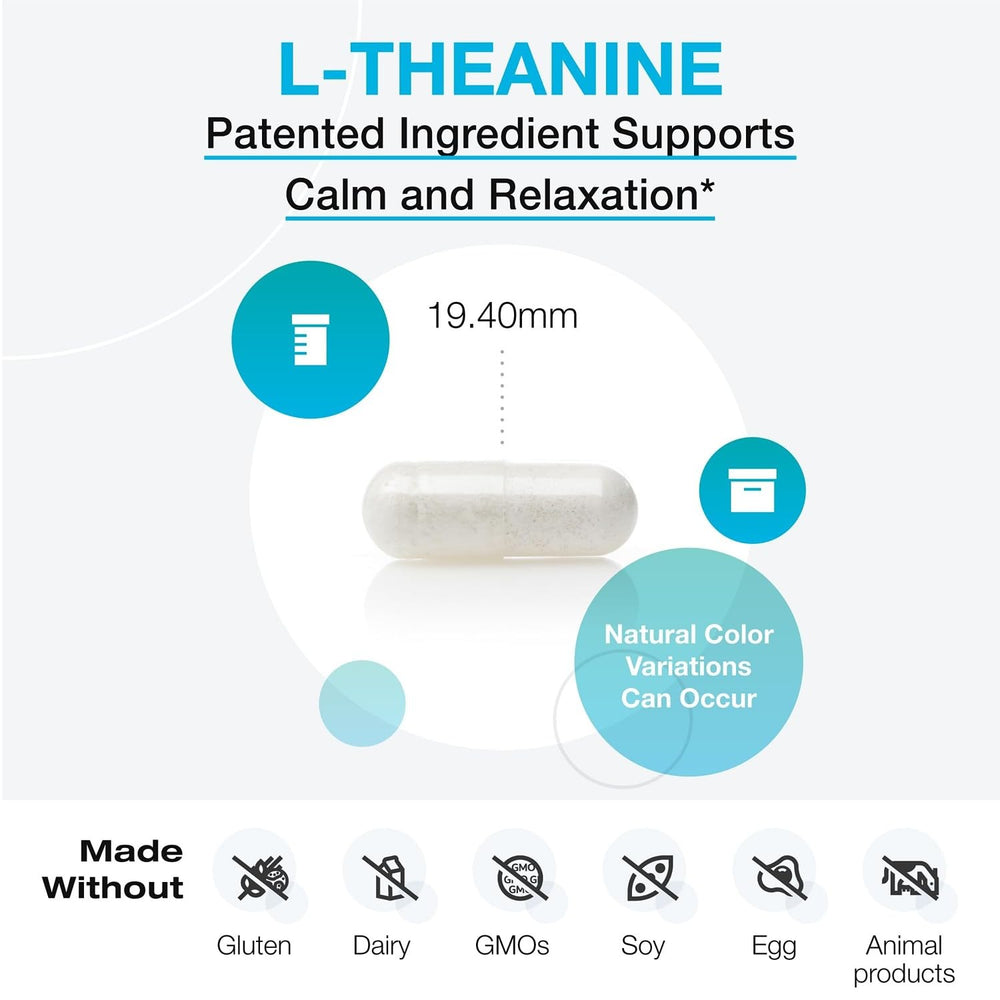 Green tea origin visual emphasizes natural source of XYMOGEN L-Theanine.