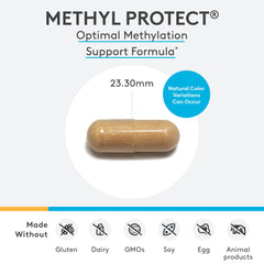 XYMOGEN Methyl Protect bottle pour demonstrates easy daily dosing.