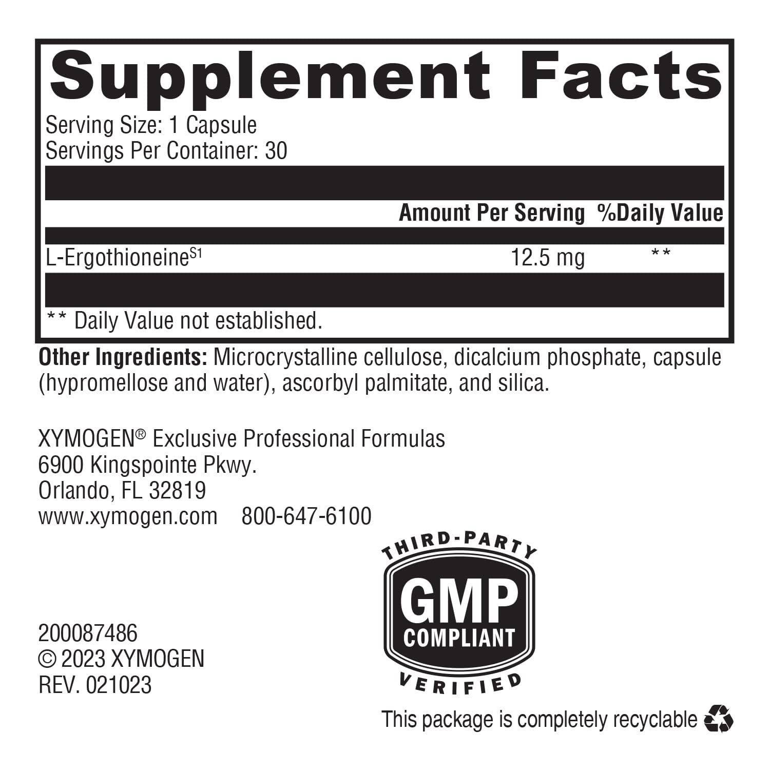 XYMOGEN MitoPrime capsules on table for easy daily antioxidant support