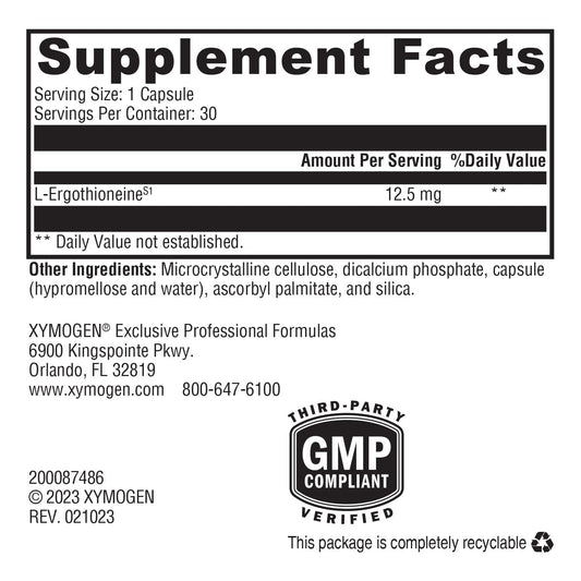 XYMOGEN MitoPrime capsules on table for easy daily antioxidant support