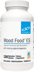 XYMOGEN Mood Food ES bottle front view for daily calmness support.
