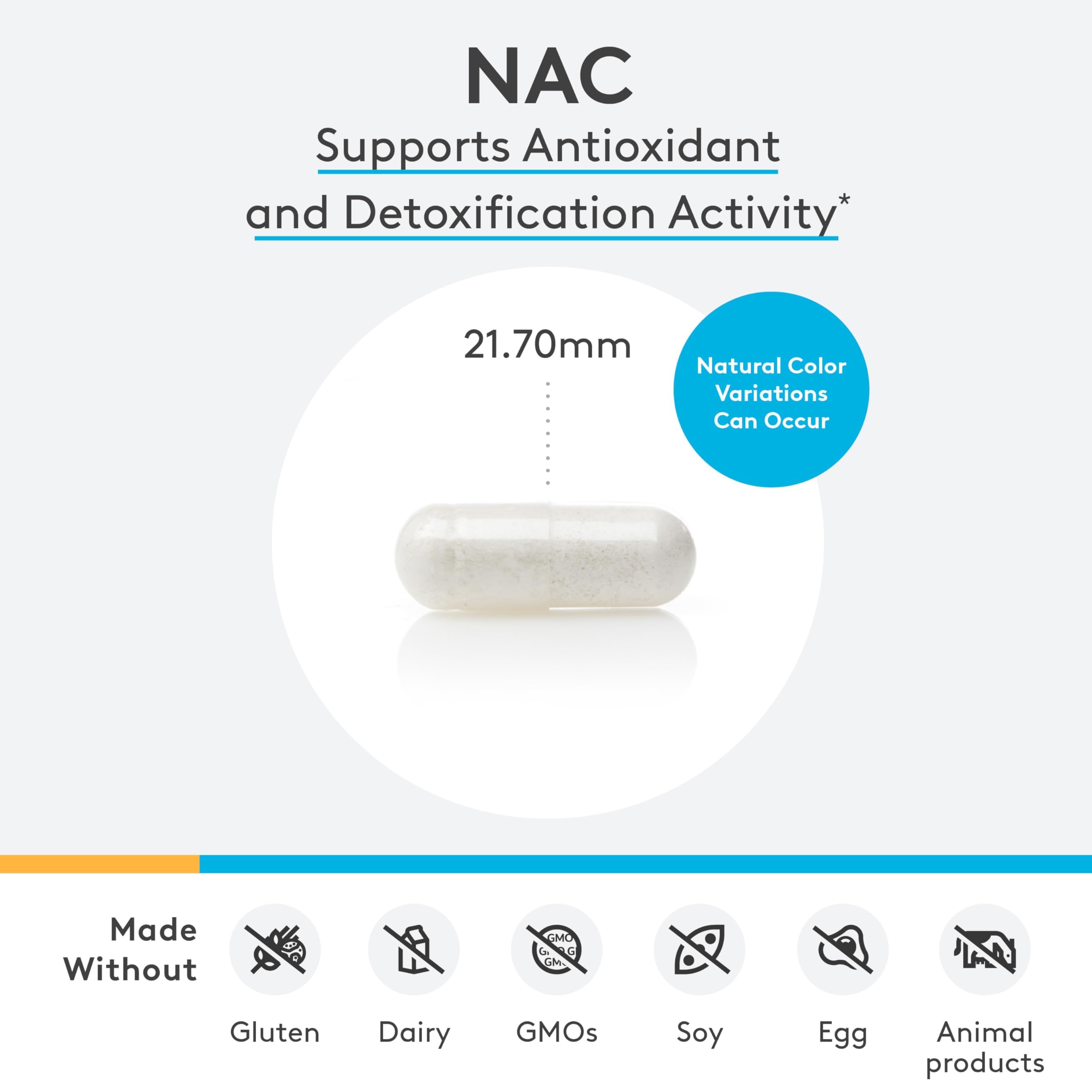Packaging box of Xymogen NAC 600mg communicates premium quality for immune and liver support
