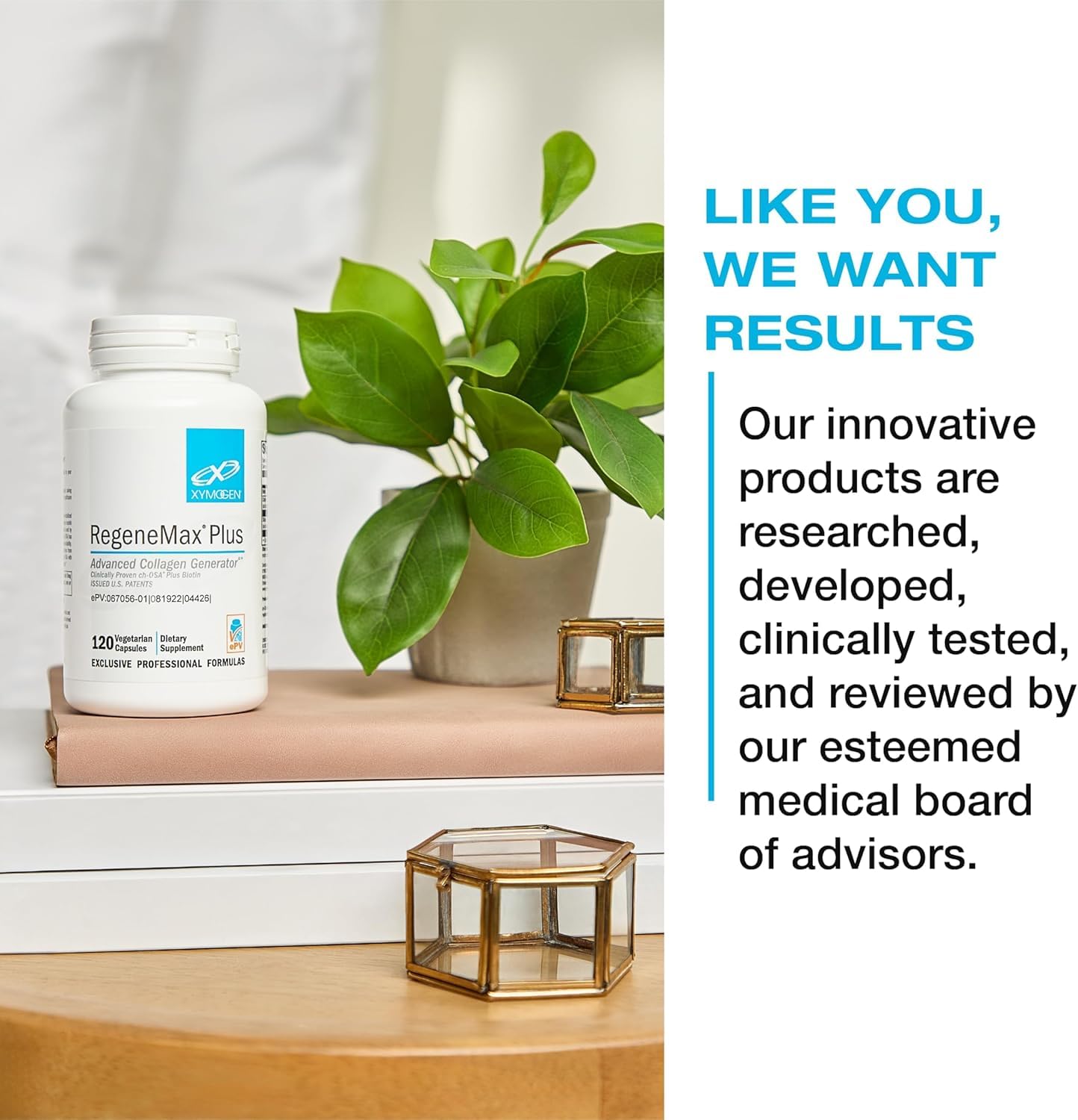 XYMOGEN OptiCleanse GHI digestive-health graphic communicates gut-friendly benefits.