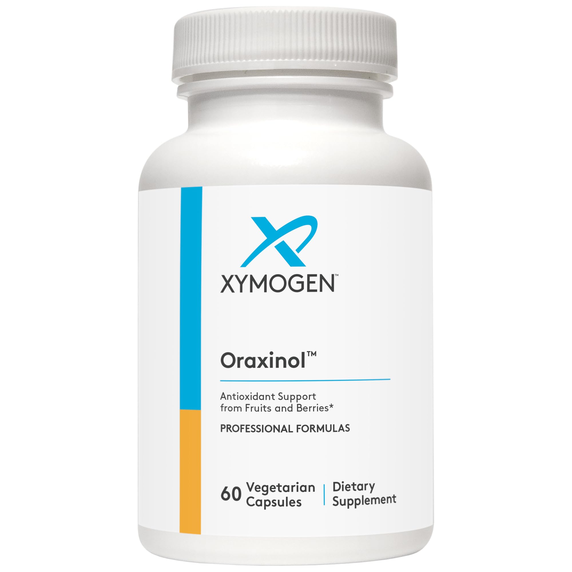 XYMOGEN Oraxinol ingredients grape seed extract close-up highlighting antioxidant-rich components.