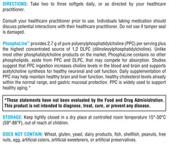 Xymogen PhosphaLine softgels being dispensed for easy daily routine