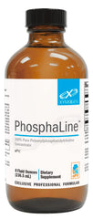 XYMOGEN PhosphaLine bottle ready for daily use in a kitchen setting
