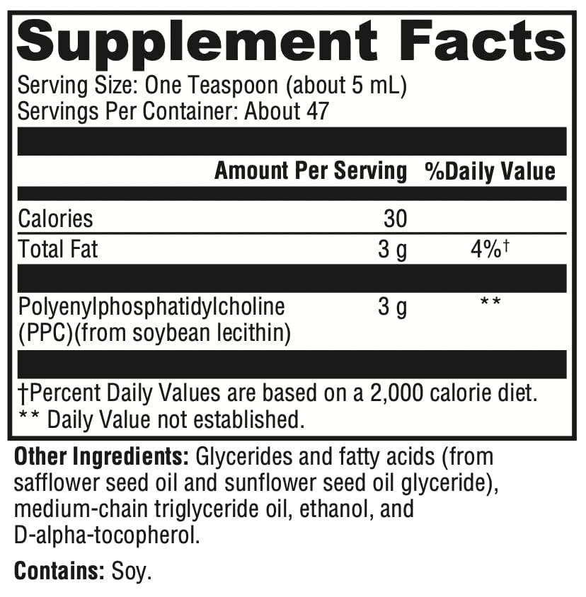 Close-up of PhosphaLine label highlighting PPC concentration