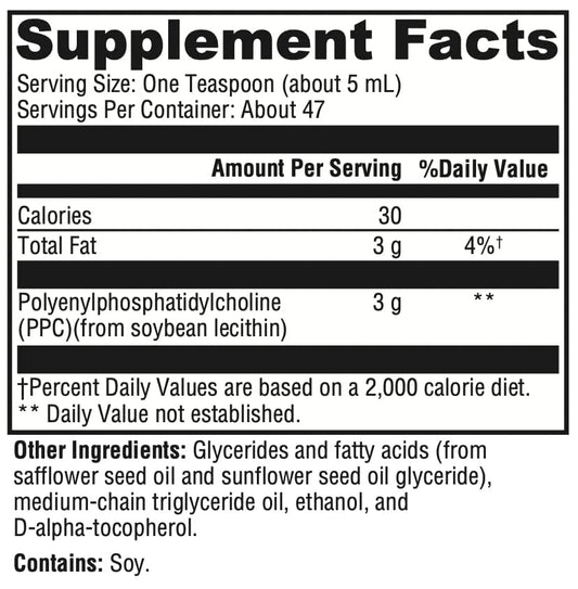 Close-up of PhosphaLine label highlighting PPC concentration