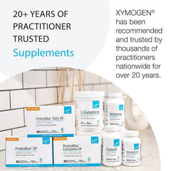 XYMOGEN Prenatal Essentials packaging box emphasizes prenatal nutrition focus