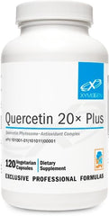 XYMOGEN Quercetin 20× Plus bottle front supports daily respiratory comfort