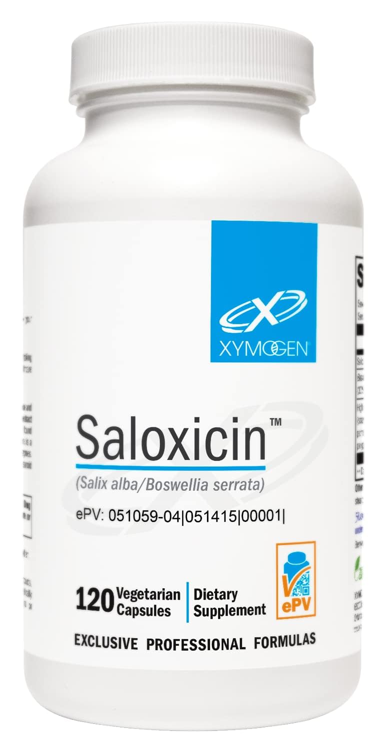 XYMOGEN Saloxicin bottle front showing antioxidant support for daily wellness.