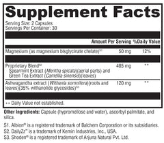 Xymogen Sleep and Perform capsules close-up highlighting soft gel capsules for easier nightly use.
