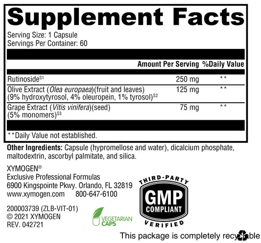 VitalVasc capsules close-up highlighting antioxidant support and premium ingredients