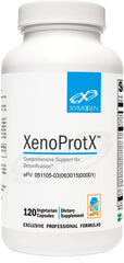 XYMOGEN XenoProtX bottle close-up showing detox support for liver health