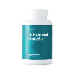 Xyngular Advanced Omega 90ct bottle ready for daily omega intake and wellness rituals.