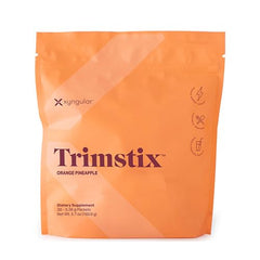 Xyngular Trimstix orange-pineapple stick pack for on-the-go energy and appetite support.