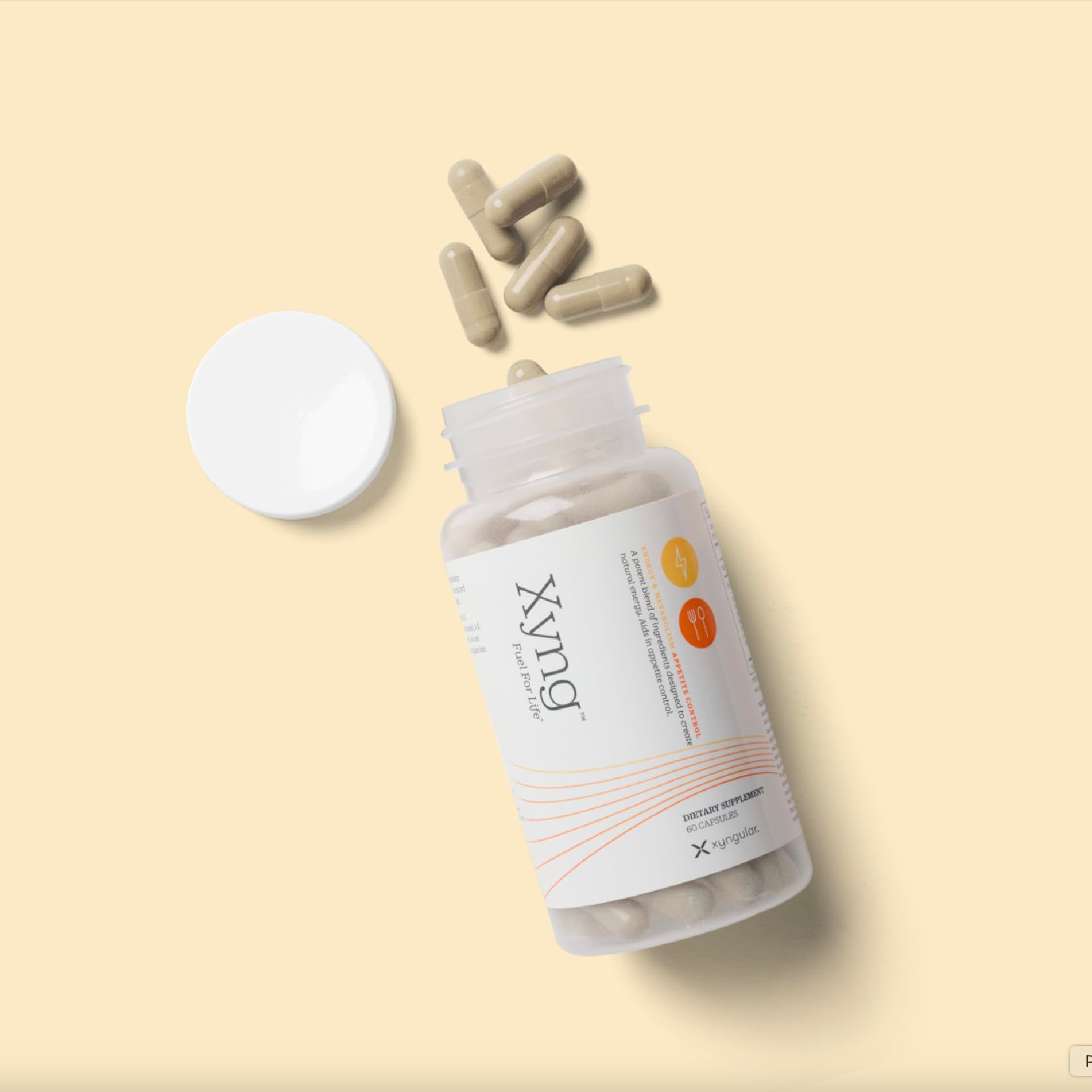 Packaging on a desk illustrating a simple once-daily routine.