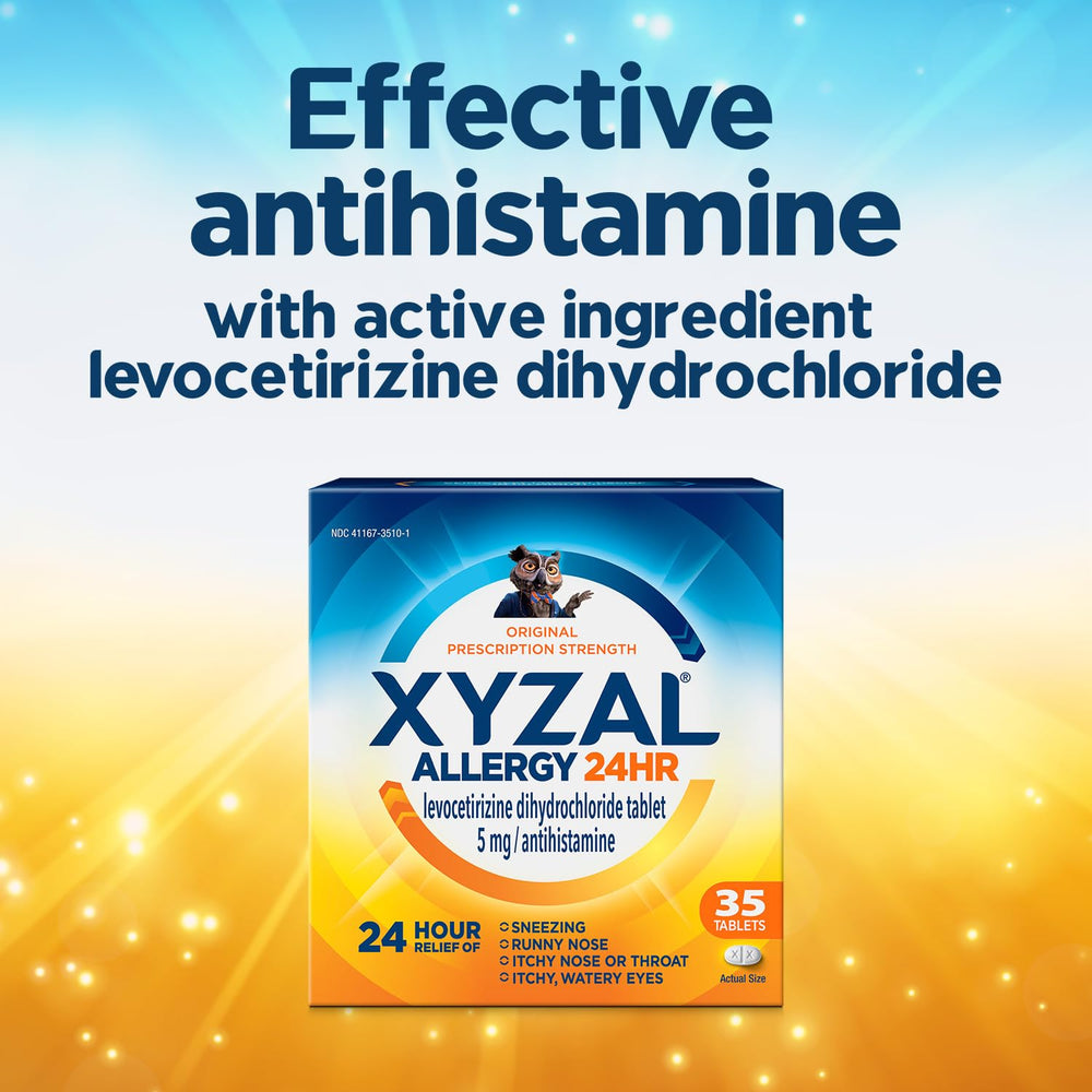 Xyzal illustration of indoor and outdoor allergens relief