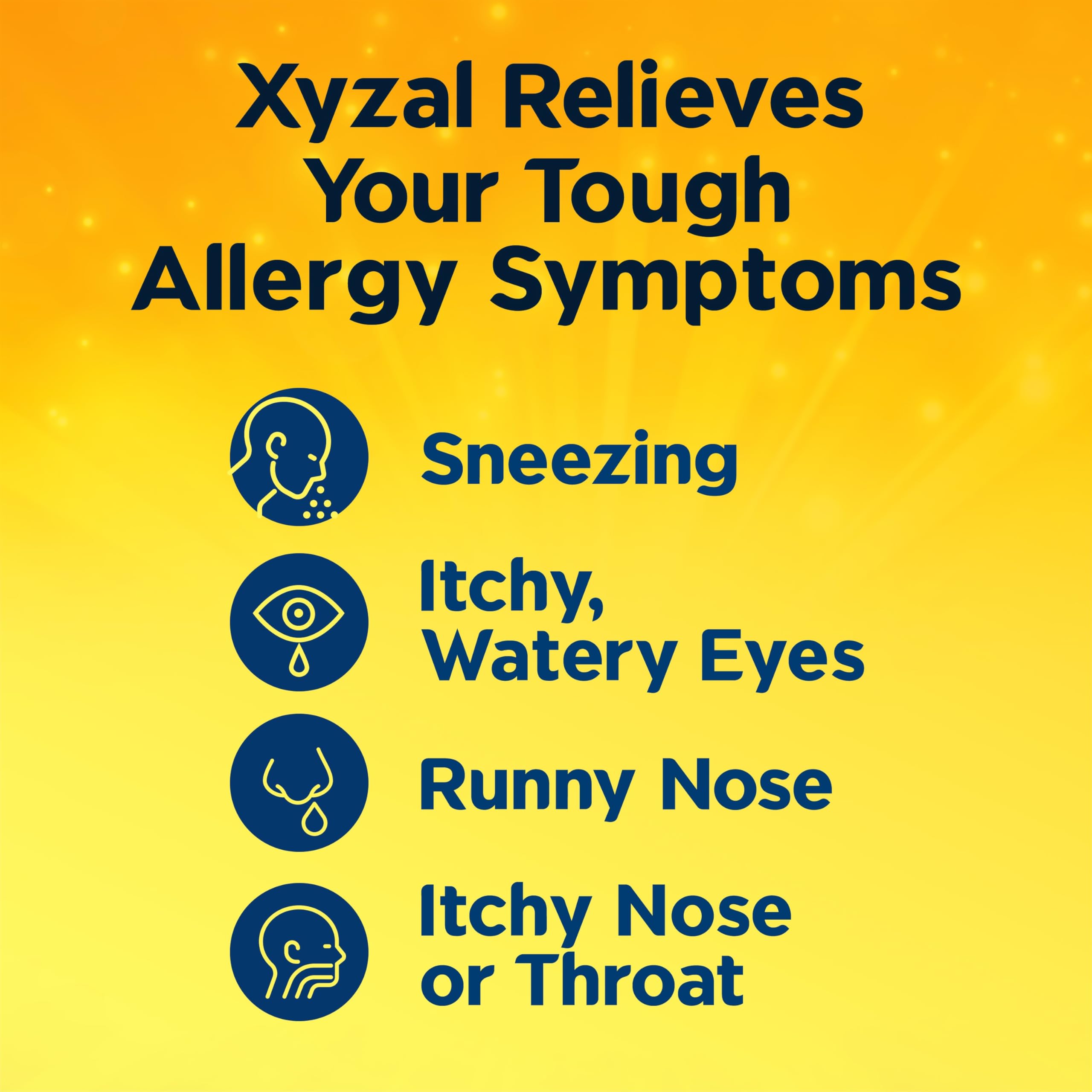 Xyzal packaging box with label details for easy shopping