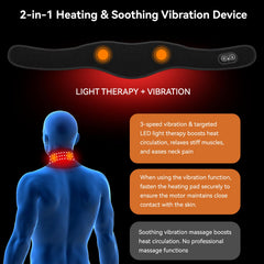 Yabuu neck warmer worn while driving or studying for focused relief
