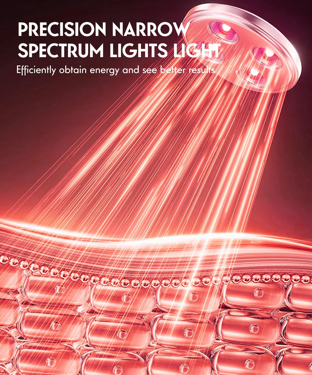 Yahi 850nm near-infrared LED penetrates deeper for skin support.