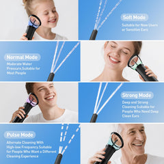 Yakbio four pressure modes enable gentle to strong cleaning.