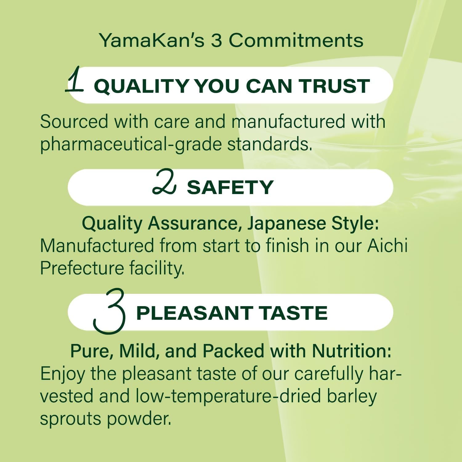 Yamakan kale powder blends into tea or coffee for convenient greens routine