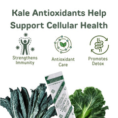 Yamakan kale powder in smoothie, easy daily greens boost