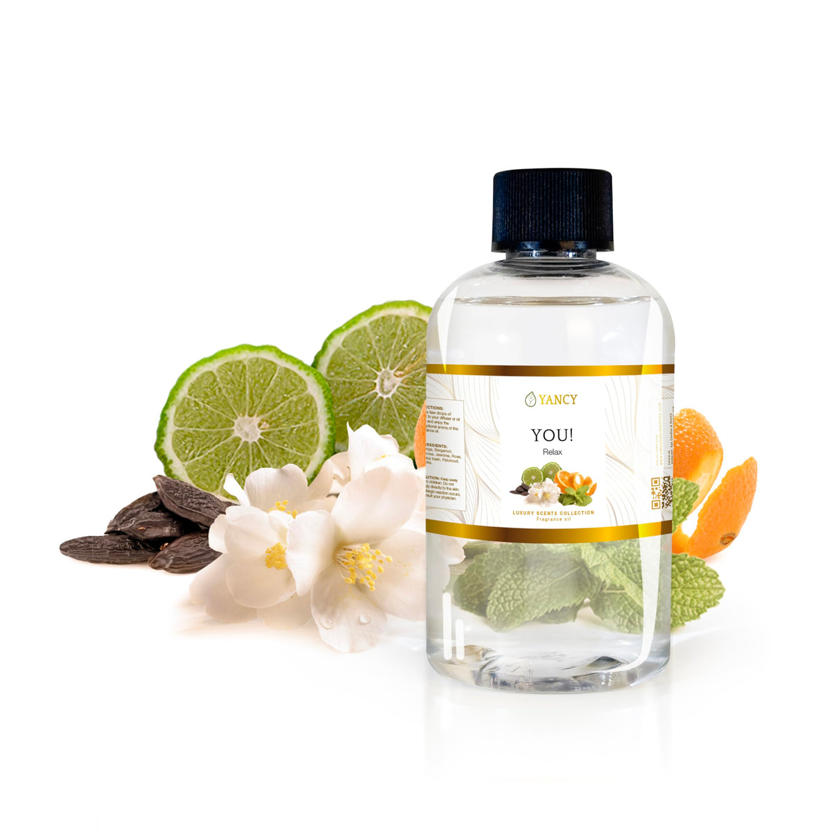 YANCY fragrance oil bottle with diffuser creates a warm, inviting ambiance.