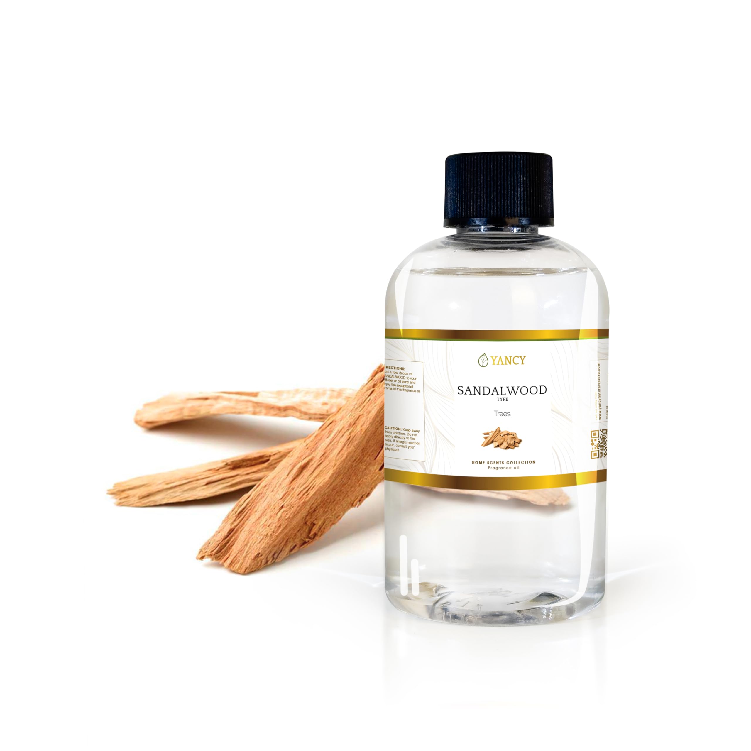 YANCY Sandalwood fragrance oil bottle pour for calming diffuser use