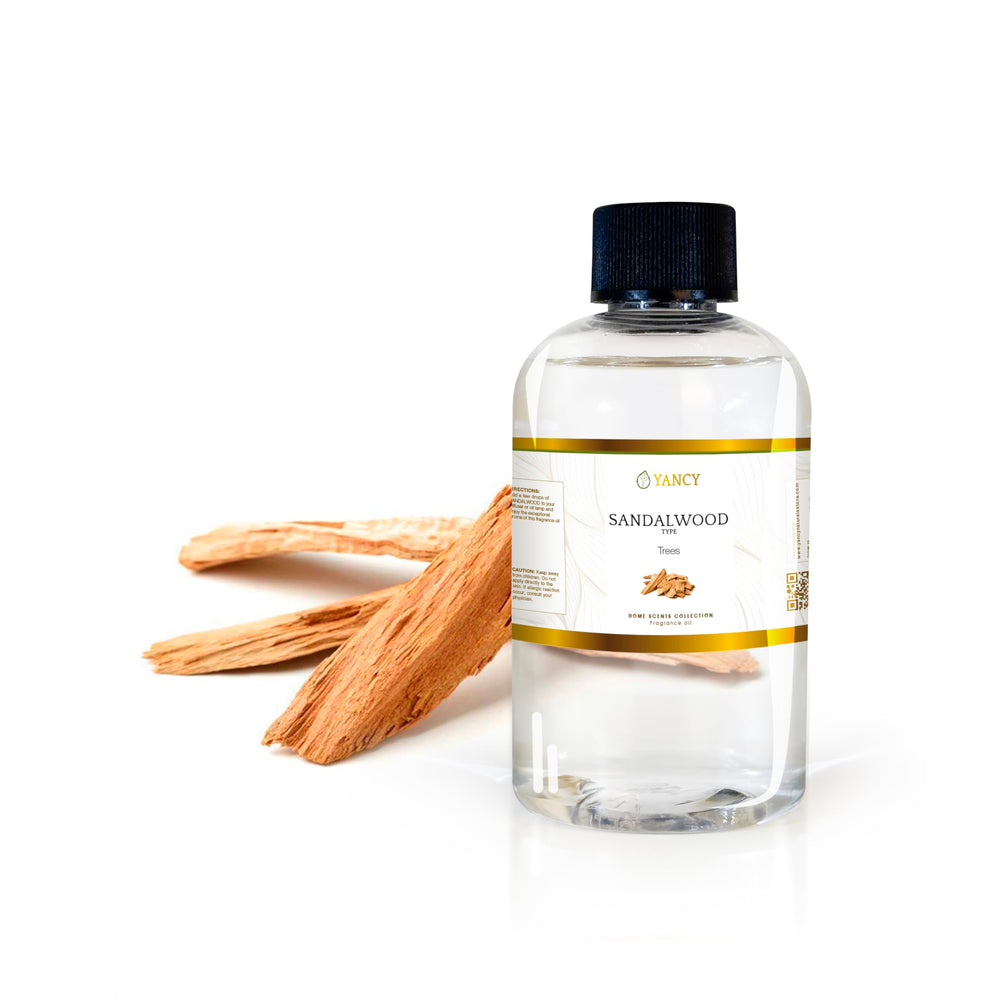 YANCY Sandalwood fragrance oil bottle pour for calming diffuser use