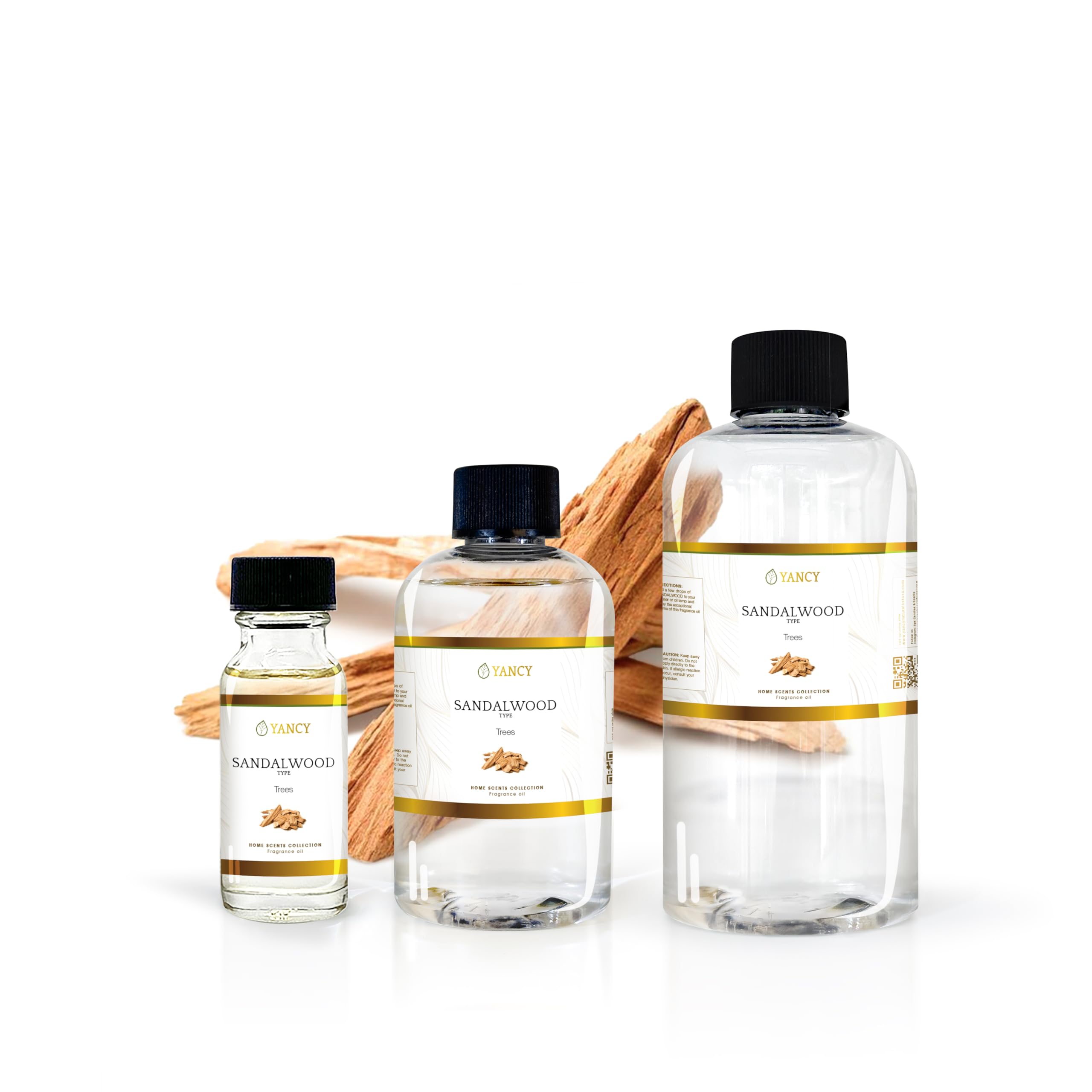 YANCY Sandalwood fragrance oil diffuser setup for cozy, centered spaces