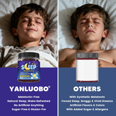 YANLUOBO packaging opened showing 120-count bottle