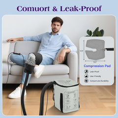 Yaofafa portable compact design makes cryotherapy easy at home, work, or travel.